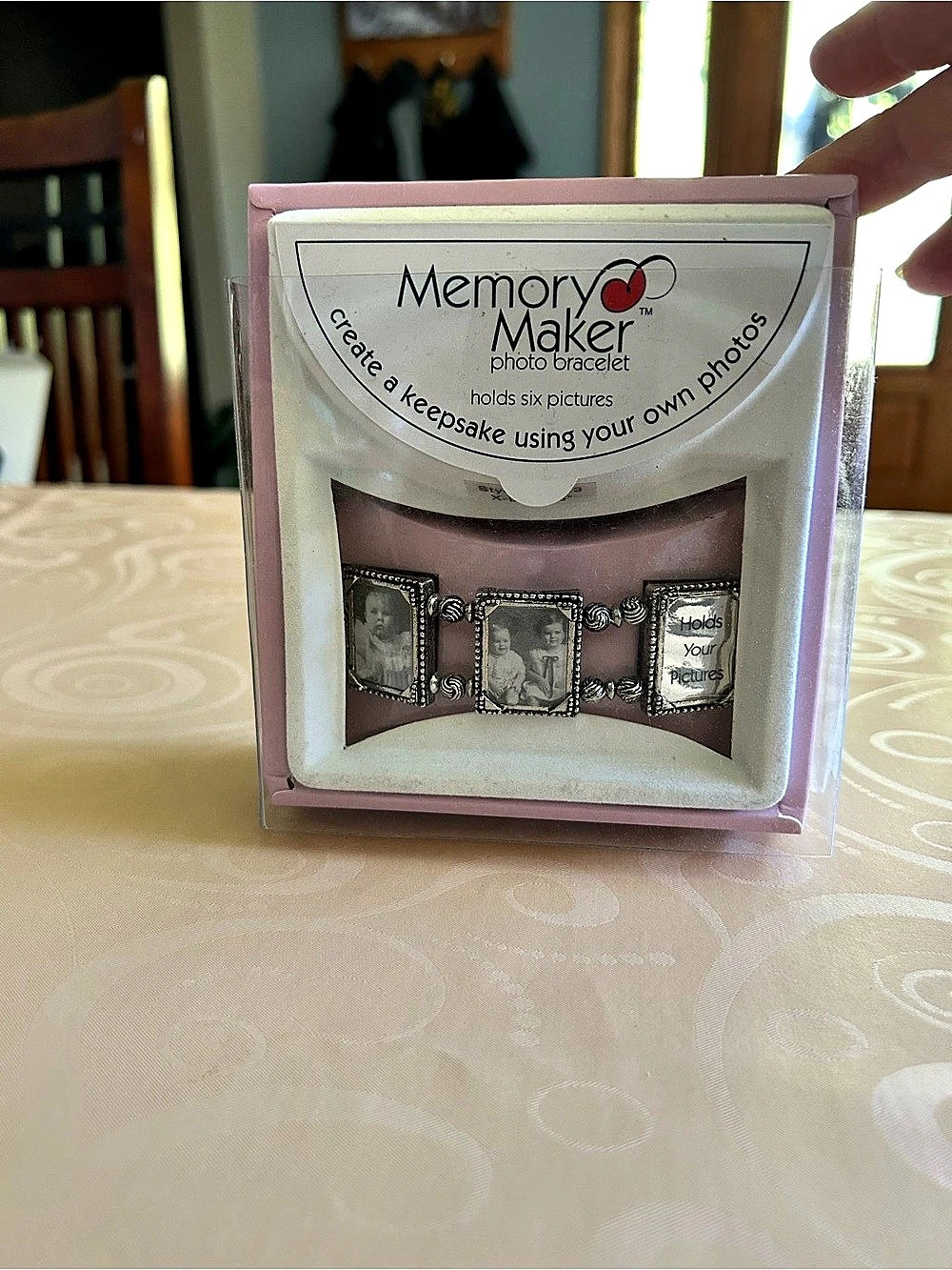 Memory Maker Photo Bracelet in Silver NWT